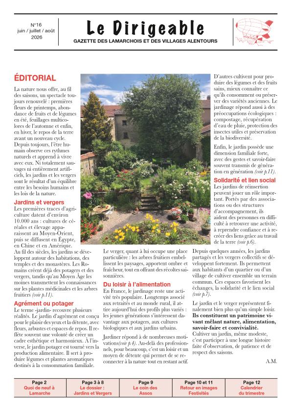 Dirigeable 16 Frontpage