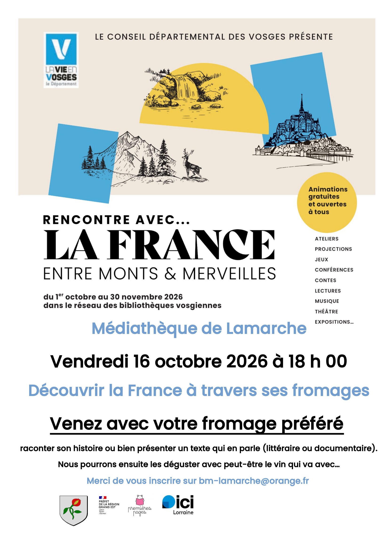 Affiche Lamarche fromages 1